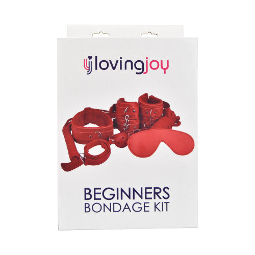 Loving Joy Beginner's Bondage Kit Red (8 Piece)