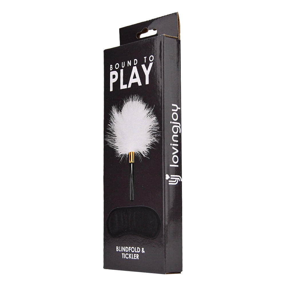 Bound to Play. Eye Mask and Feather Tickler Play Kit