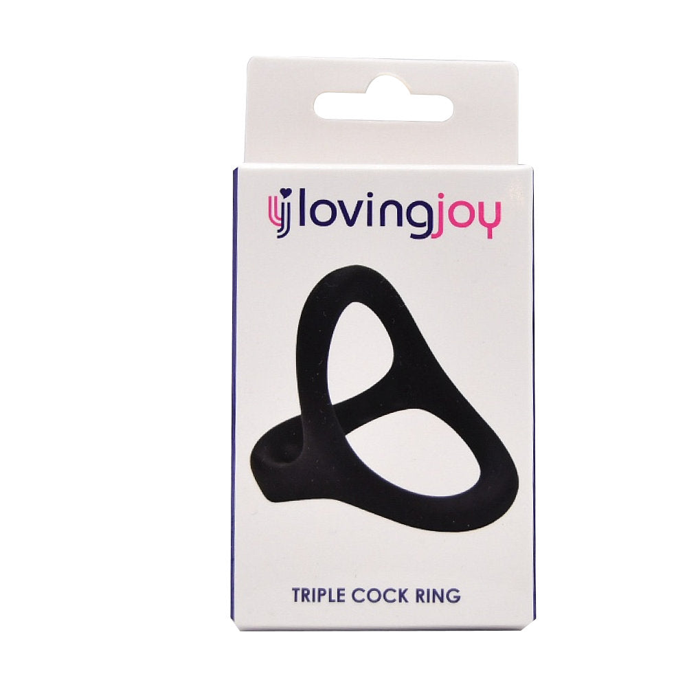 Loving Joy Silicone Triple Cock Ring