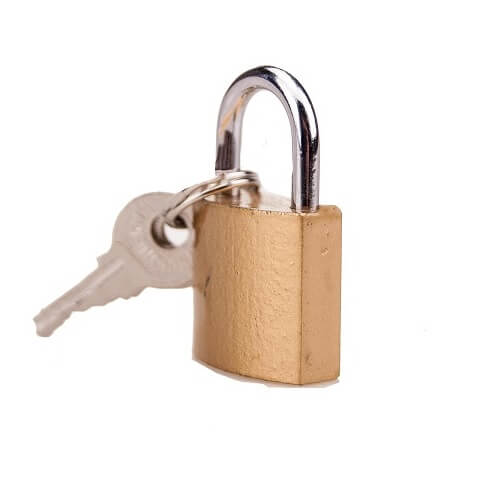 BOUND Padlock and Key