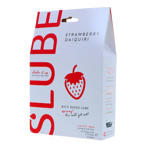 Slube Strawberry Daiquiri Water Based Bath Gel 500g