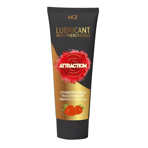 Mai Attraction Lubricant with Pheromones Strawberry 100ml